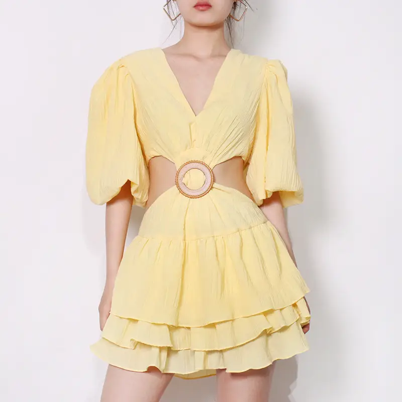 Short Skirt Chiffon Design Sense A-line Dress