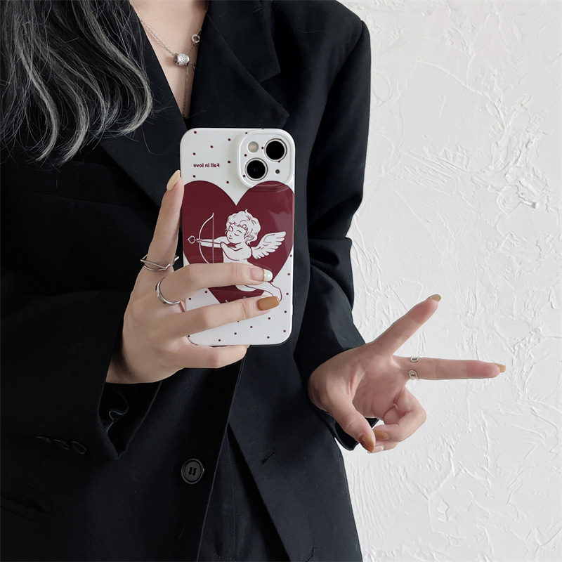 Love Cupid Printed Phone Case Protector