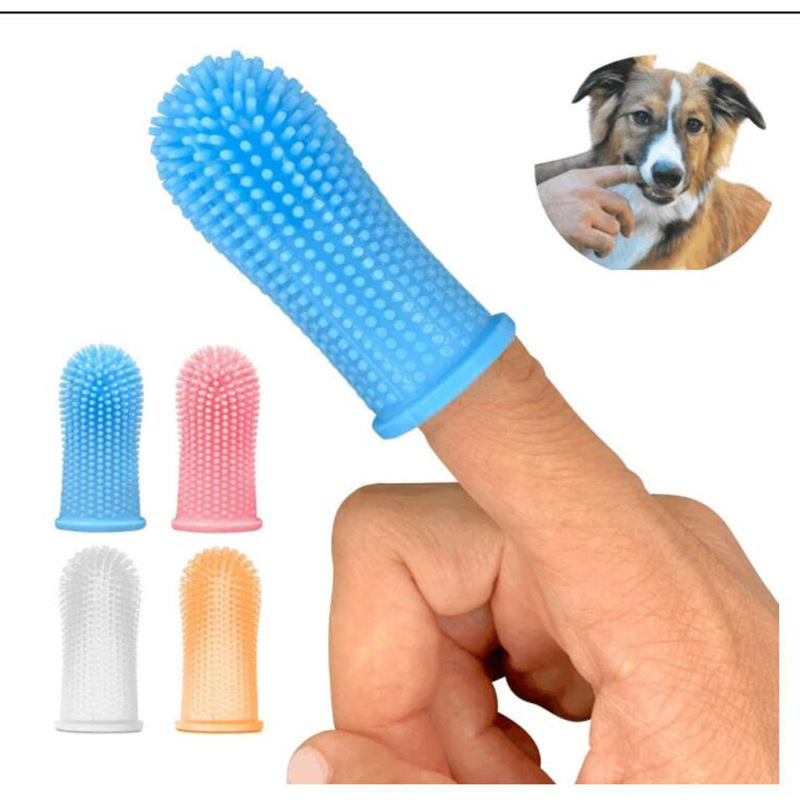 Brosse à dents doigtier silicone chien chat — Hygiène dentaire 18