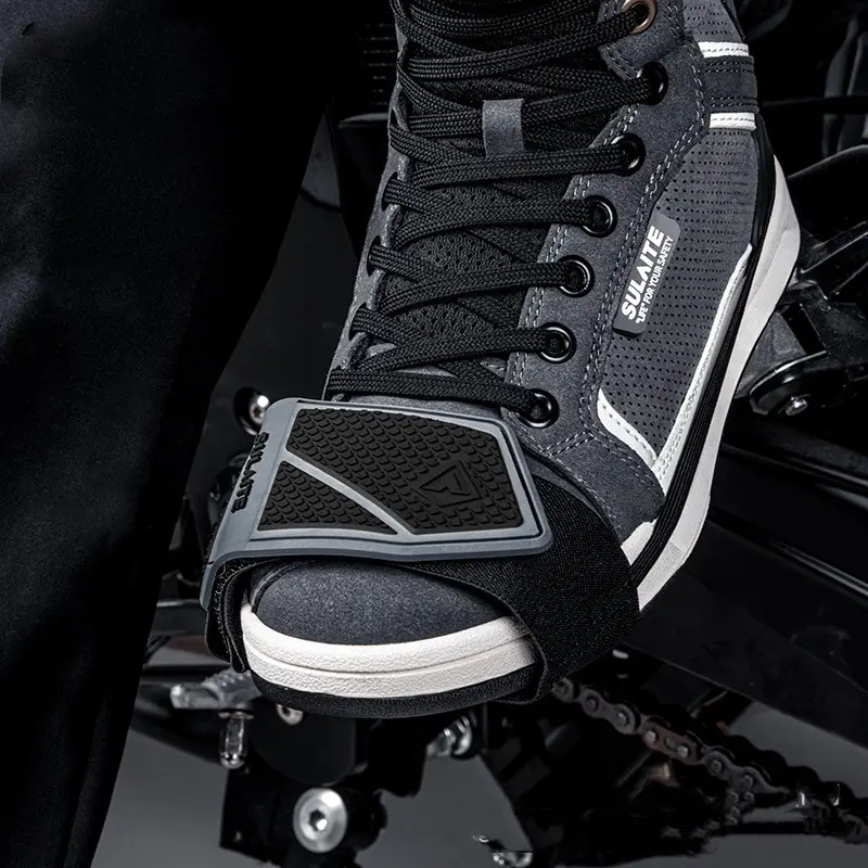 Motorcycle Gear Cover Non-slip Riding Shoe Rubber Widened