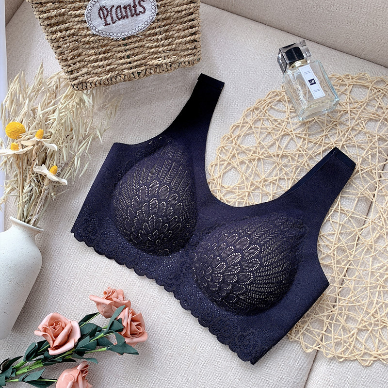 Title 2, Ice silk gathered sexy lace underwear women