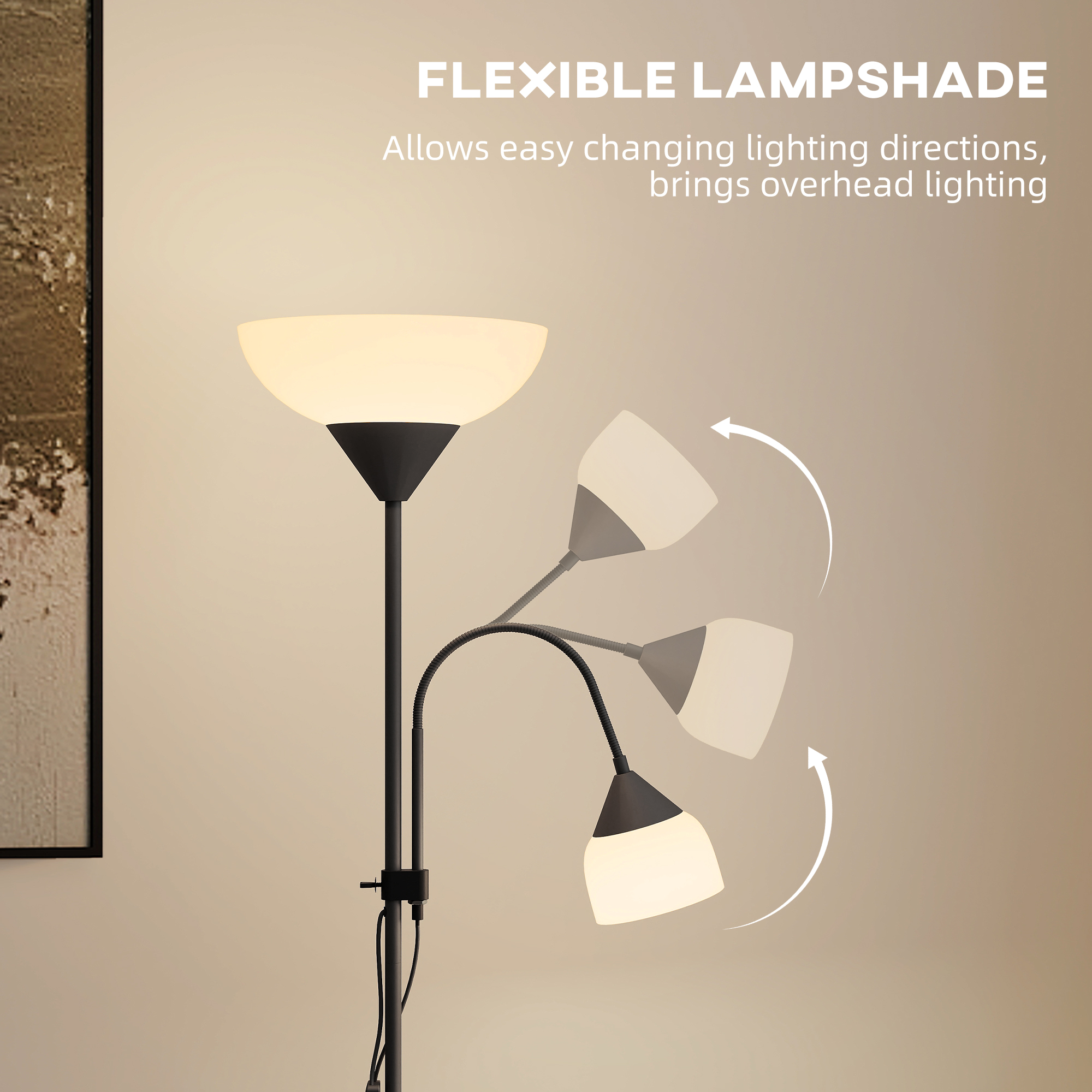 LED Floor Lamp, Suitable For Living Rooms, 180cm High, Mother And Child Shaped — image 8