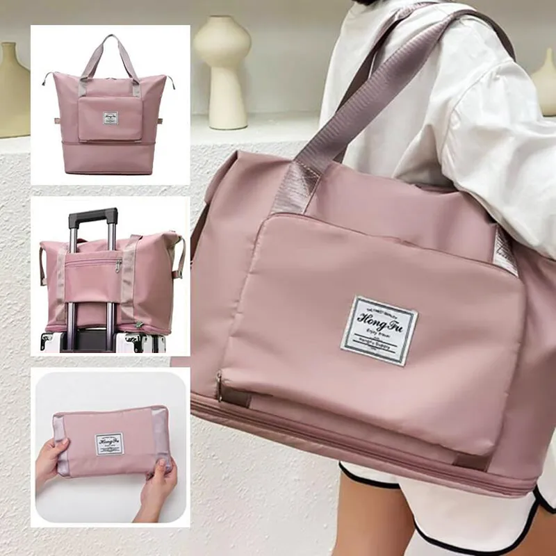 Foldable Storage Travel Bag Waterproof Large Capacity Gym Fitness