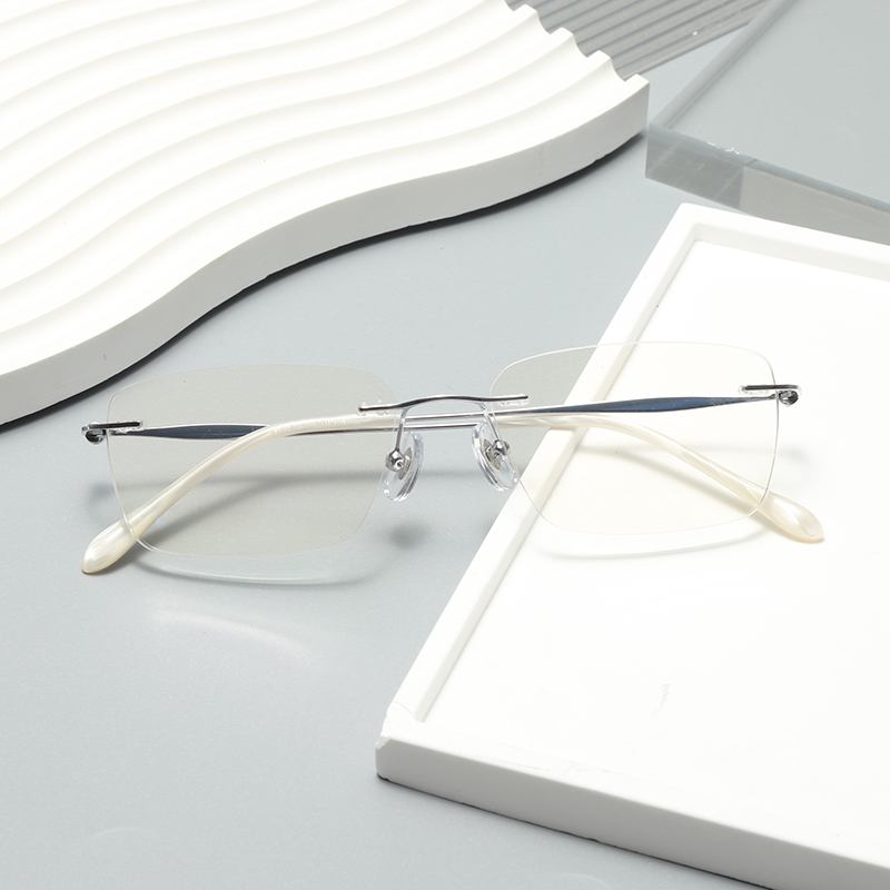 Lijia LJGOOD Pure Titanium Anti Blue Light Goggles Fashion Glasses 1816 - Women's Clothing