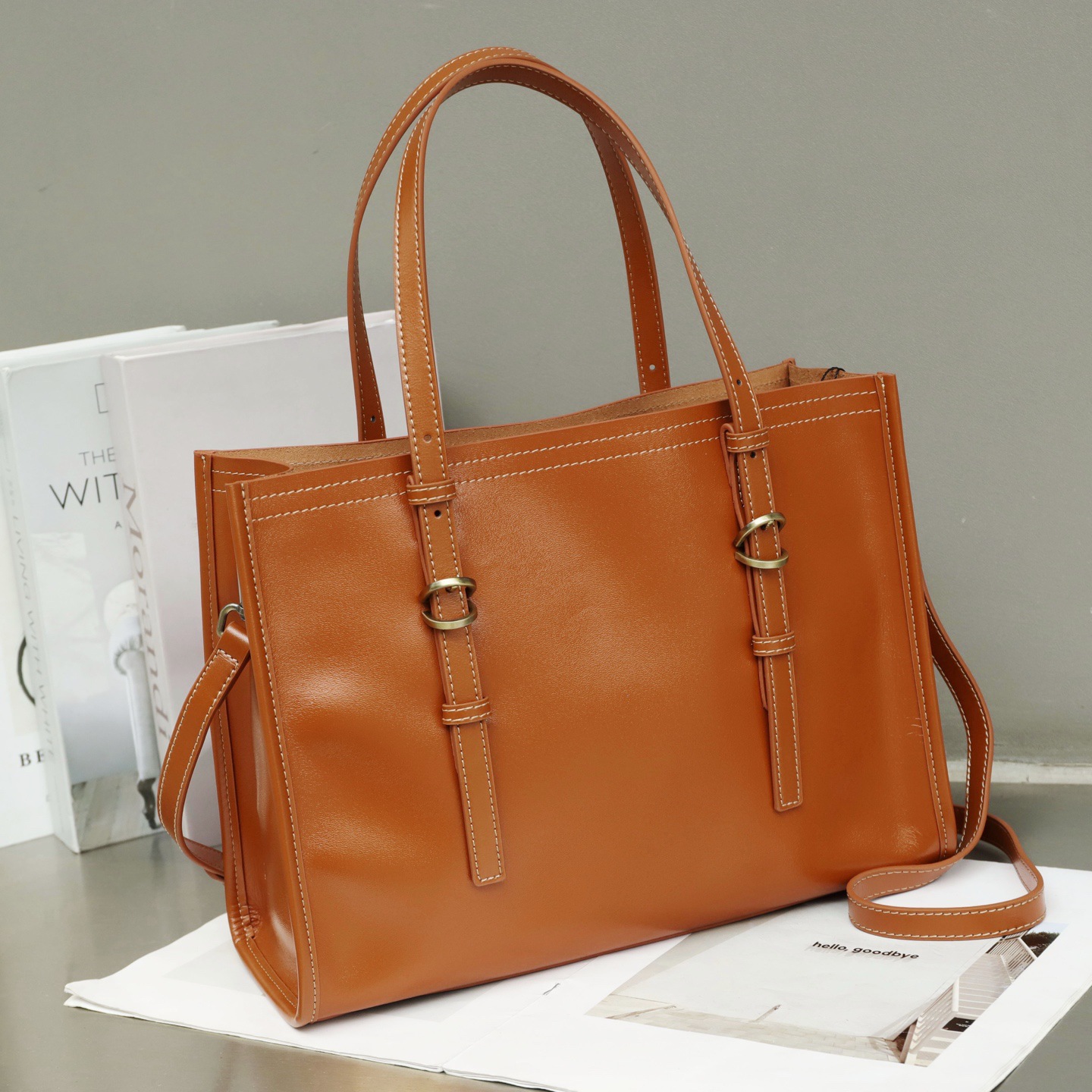 Nouveau sac pour femmes en cuir véritable