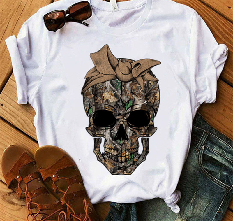 Title 6, Ladies Fashion Skull Top T-shirt Hip Hop Retro ...