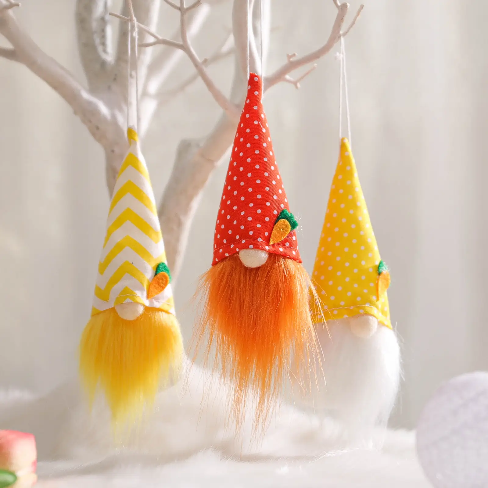 Easter Decoration Faceless Bunny Doll Pendant