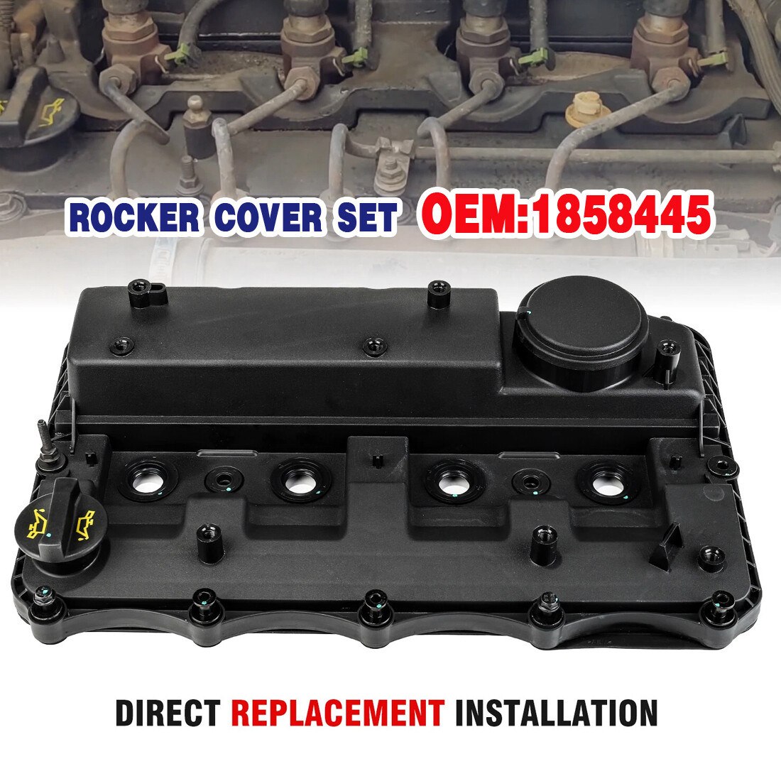 FOR FORD TRANSIT MK7 MK8 2.2 CUSTOM 2.2 TDCI ROCKER CAM COVER WITH SEALS 1858445 — image 11