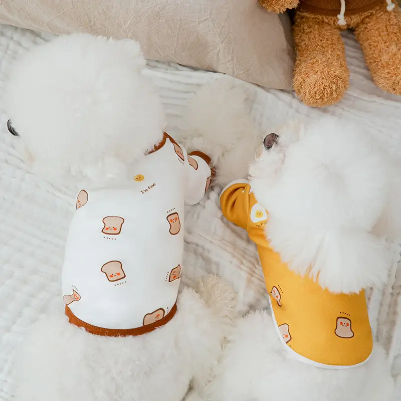 Cartoon Thin Bottoming Shirt Dog Home Clothes