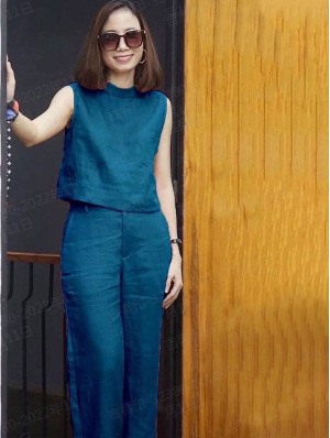 Sleeveless Sports Casual Suit Loose Two Piece Set