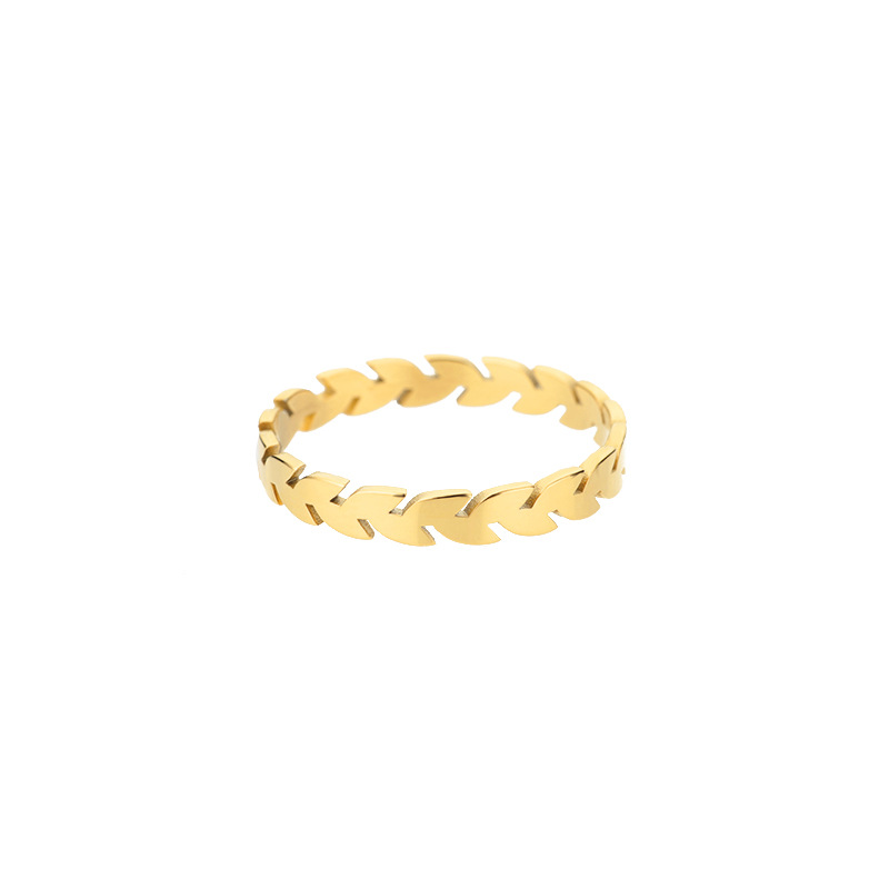 18k Gold Plated Stainless Steel Ring