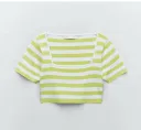 Green And White Strips