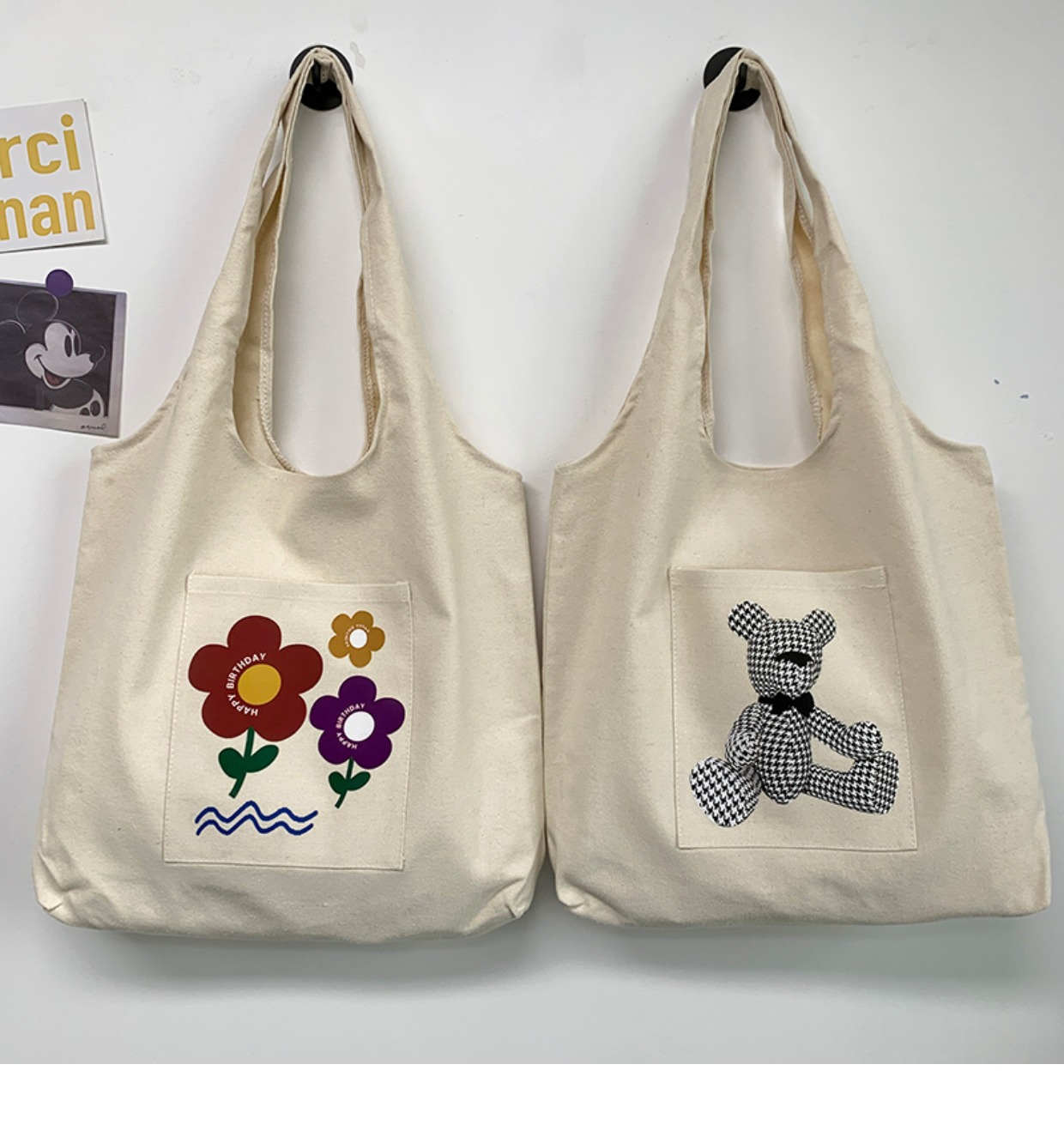 Canvas Bag Girl's Summer Shoulder Portable