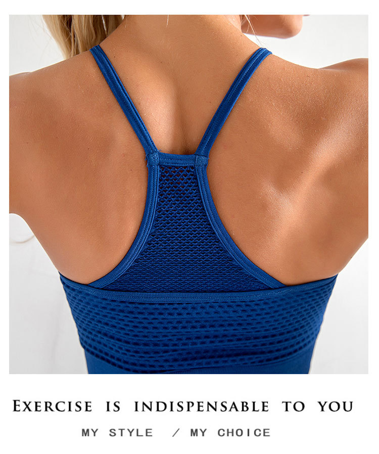 Title 10, Mesh Hollow Fitness Vest Beautiful Back Sports Bra