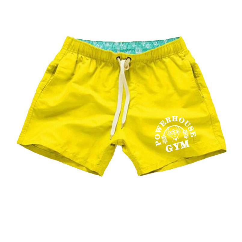 Title 10, Herenmode strandzwemshort met eenvoudige print