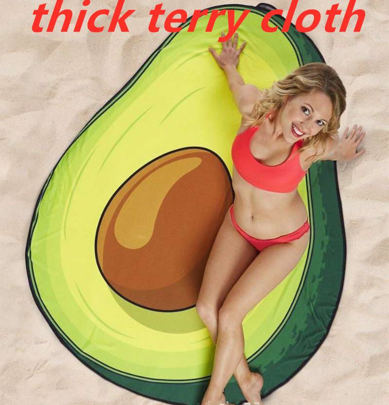 Avocado thick terry cloth