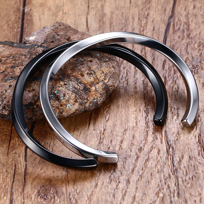 Men's Jewelry Hip-hop Mobius Diamond Stainless Steel Vintage Bracelet