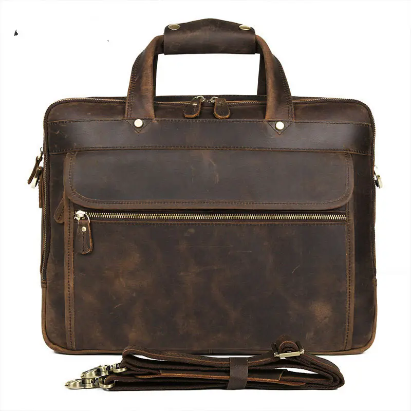 Top Qaulity Brand Briefcase Bag for Men Male Business