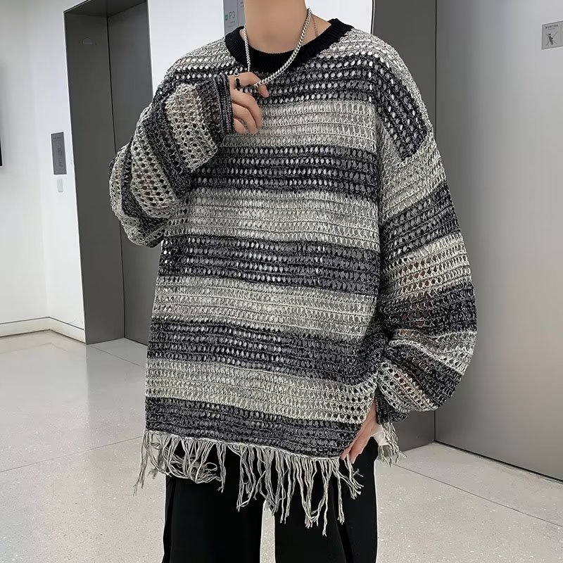 Men's And Women's Same Spring And Autumn Idle Style Loose Casual Long Sleeves Knitwear - Image 11