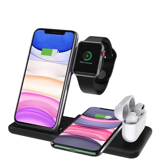 Fast Charge Foldable Mobile Phone Headset Watch Universal Adapter