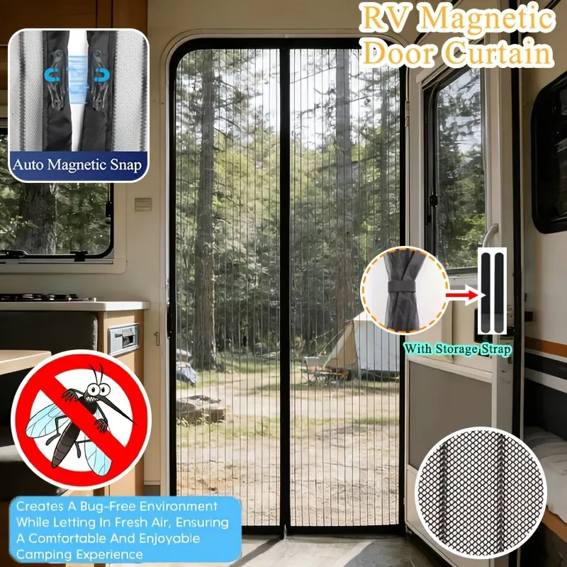 RV Magnetic Screen Door - Easy