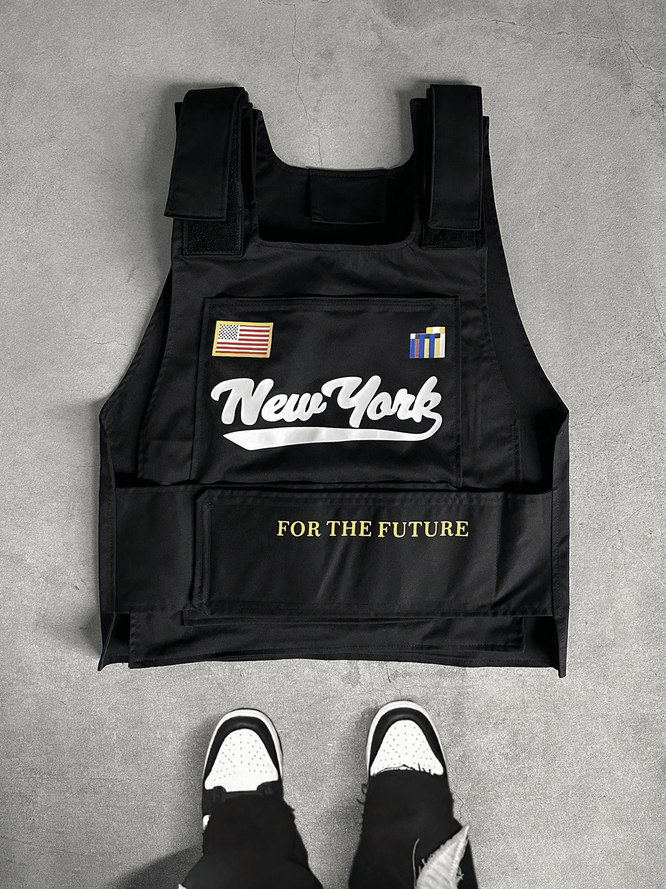 Men's Black Utility Vest