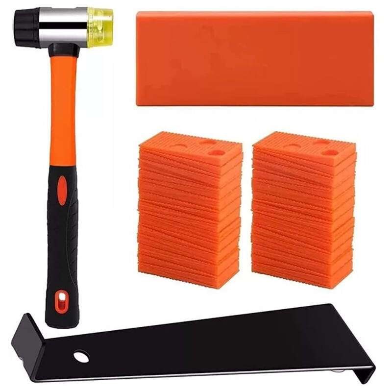 Laminate Wood Floor Fitting Installation Wooden Kits 60 Spacers Home DIY Tool 4