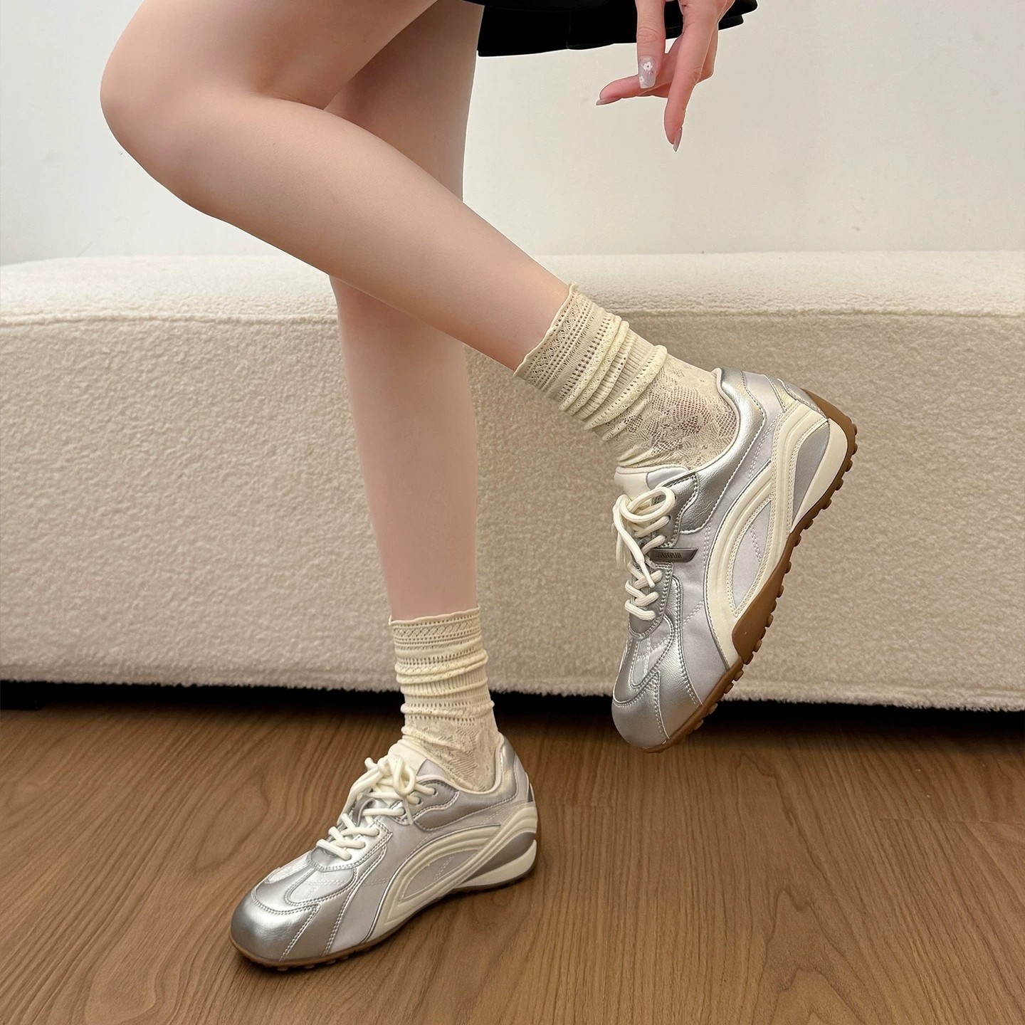 Retro Trainer Sneakers, picture 3 of 5