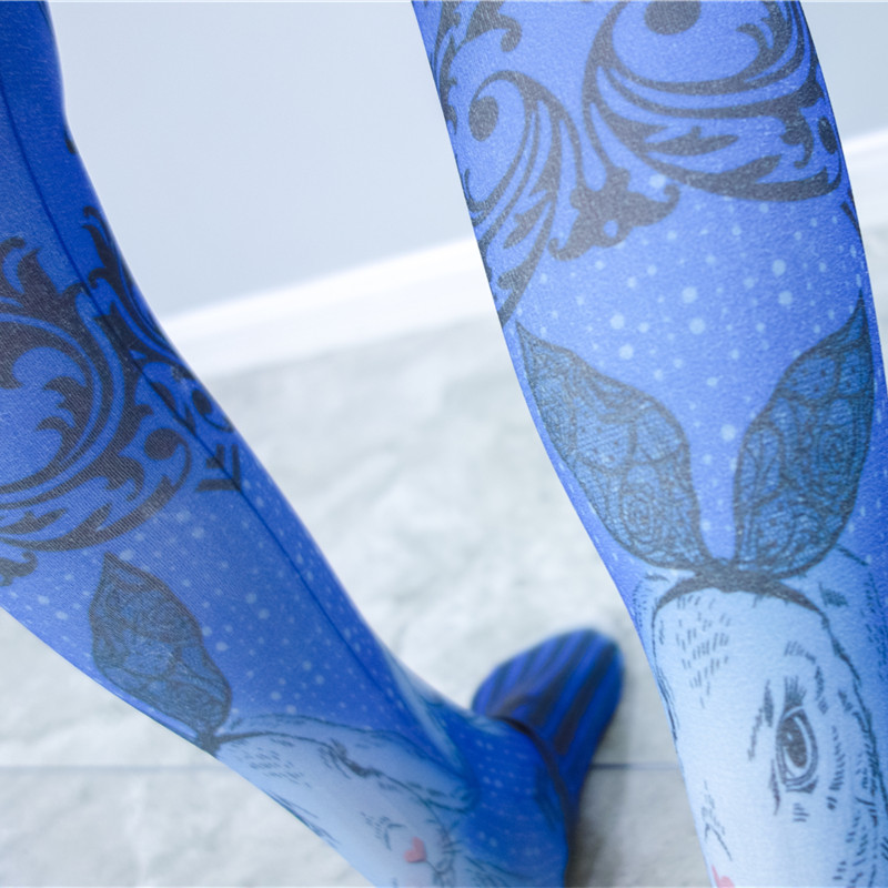 Women's Fashion Simple Lace Bow Pantyhose