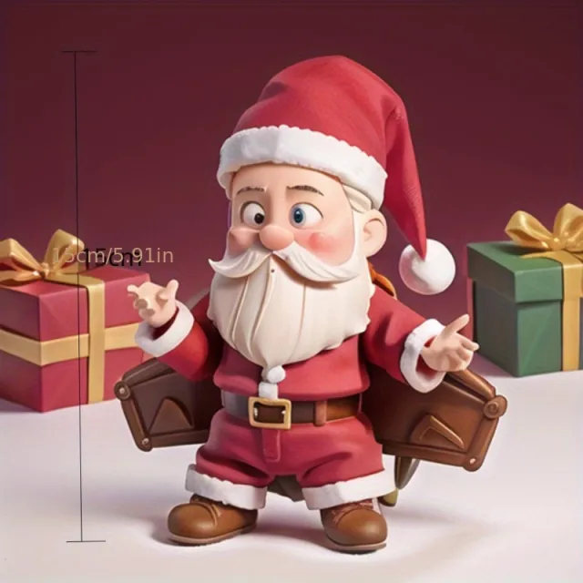 Christmas White Beard Old Man Resin Crafts Ornaments Home Garden Table Christmas Ornaments Stand - Shop at LoveMi