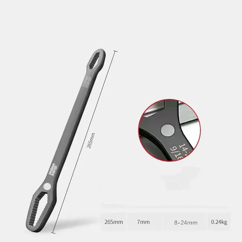 Multifunctional Plum Wrench Multipurpose Universal 8-22mm