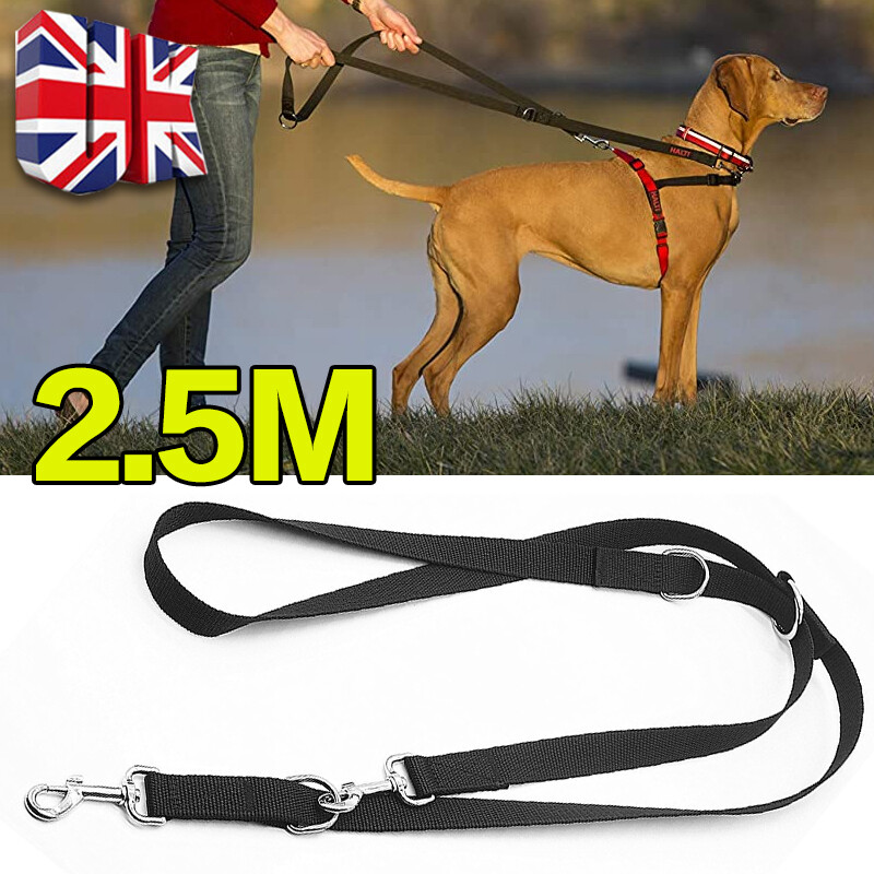 Dog Lead 8ft Adjustable Double Ended Control Training Leash-Police Style NEW — image 10
