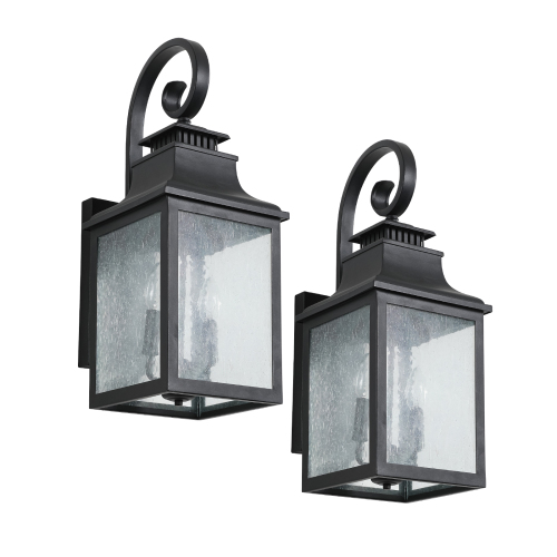 Large Outdoor Glass Wall Light Supports Many Types Of Bulbs -2 Packs Unavailable Platforms- Temu — foto 3