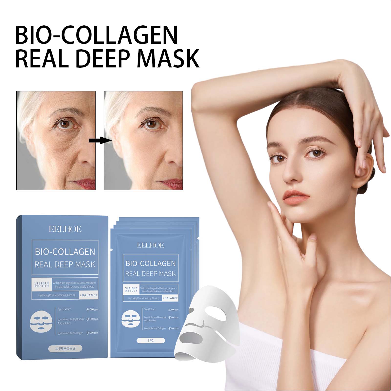 Only Supports Self Pickup With Waybill EELHOE Bio-Collagen Real Deep Mask... 6