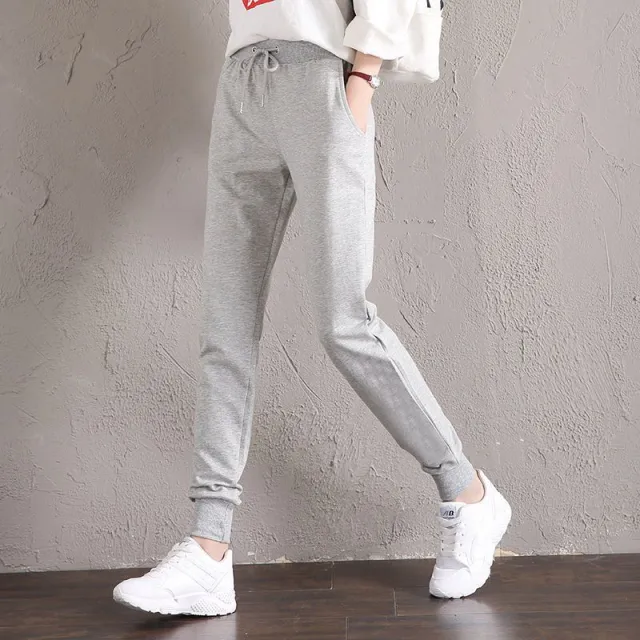 Ice Silk Sweatpants Women Pants Summer Grey - Shop at LoveMi
