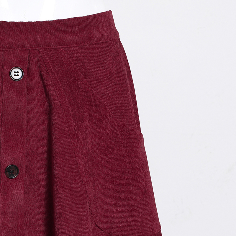 Title 1, Hong Kong style niche retro corduroy skirt