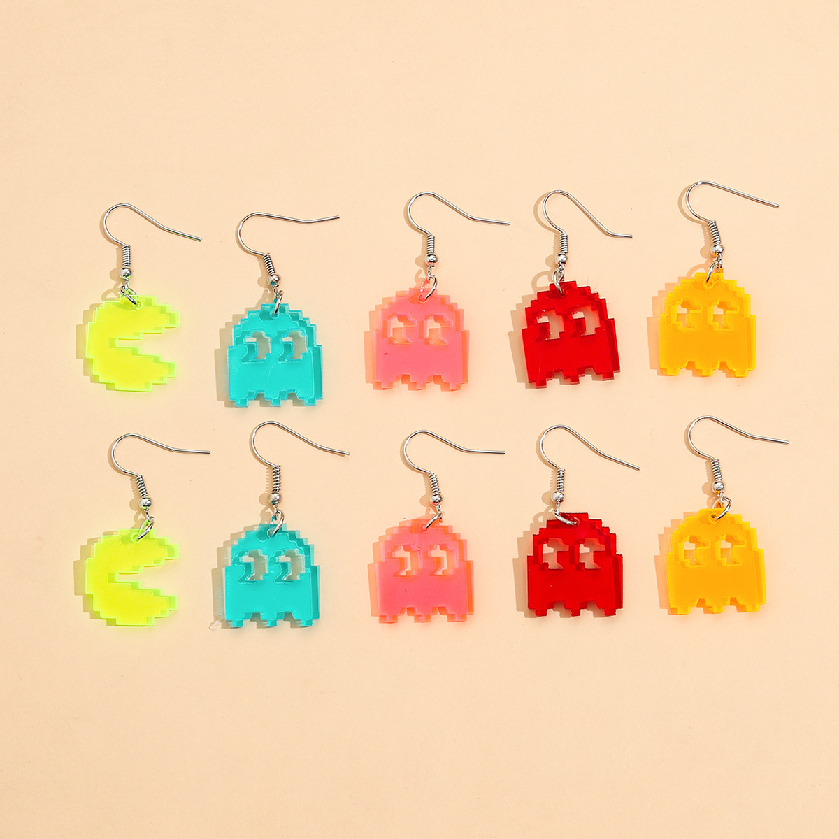 Earrings Cartoon Little Devil Children's Earrings 5 Pairs