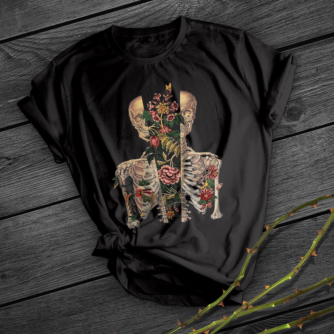 Alive Print Short Sleeves On Inner T-shirt