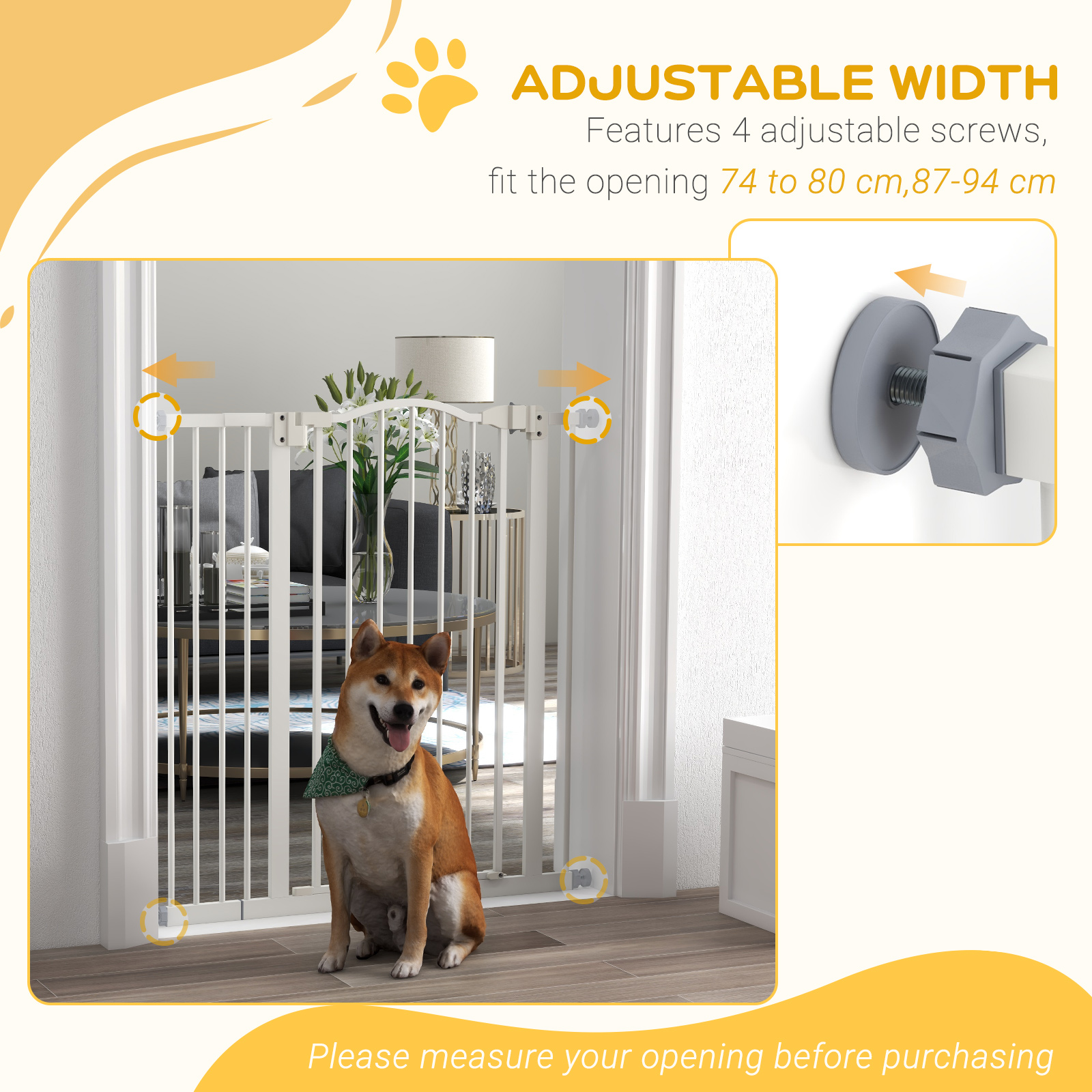 Non Drilling Pressure Dog Stair Safety Door, Automatic Closing, Suitable — image 7