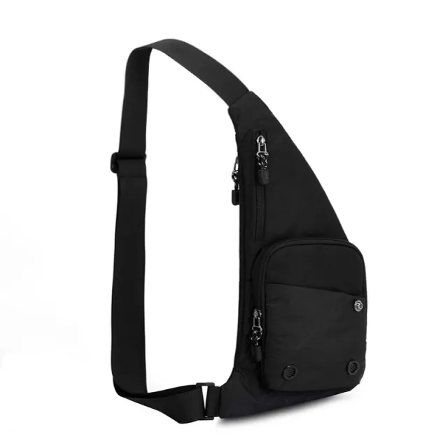 New Shoulder Messenger Women's Chest Bag Waterproof Black - Shop at LoveMi
