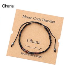 Title 17, Pulseira masculina de couro com código Morse