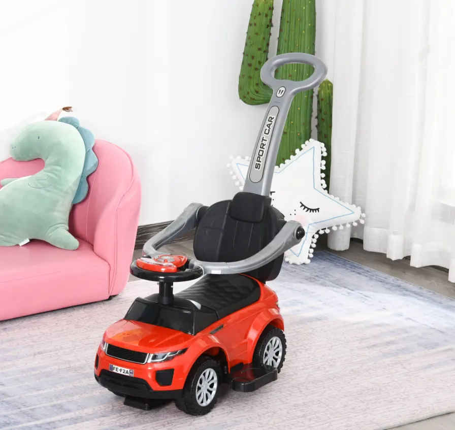 Kids 3 In 1 Push Car Ride-On