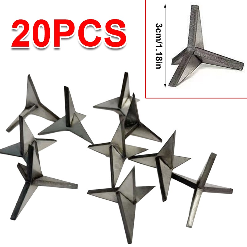 20PCS Solid Steel Car Tire Puncture Spikes Vacuum Tyre Nails Car Vehicle UK