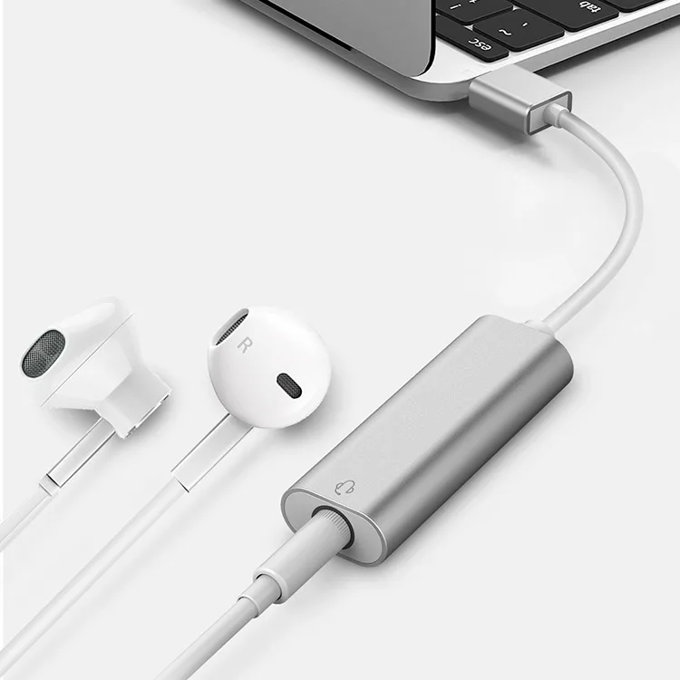 USB to 3.5mm Audio Single Hole Adapter