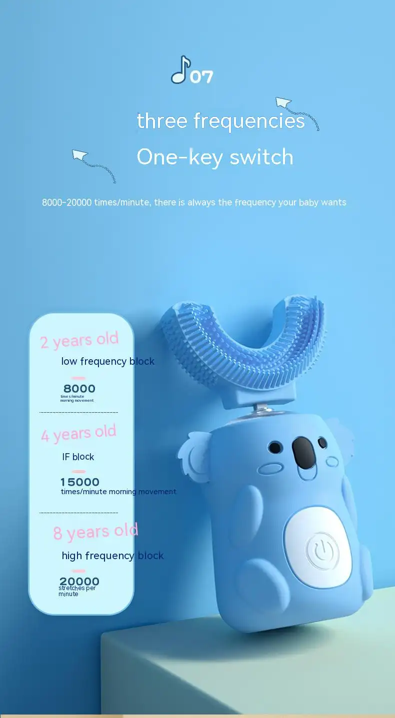 Intelligent Toothbrush Music Voice Guide Children Brushing Teeth