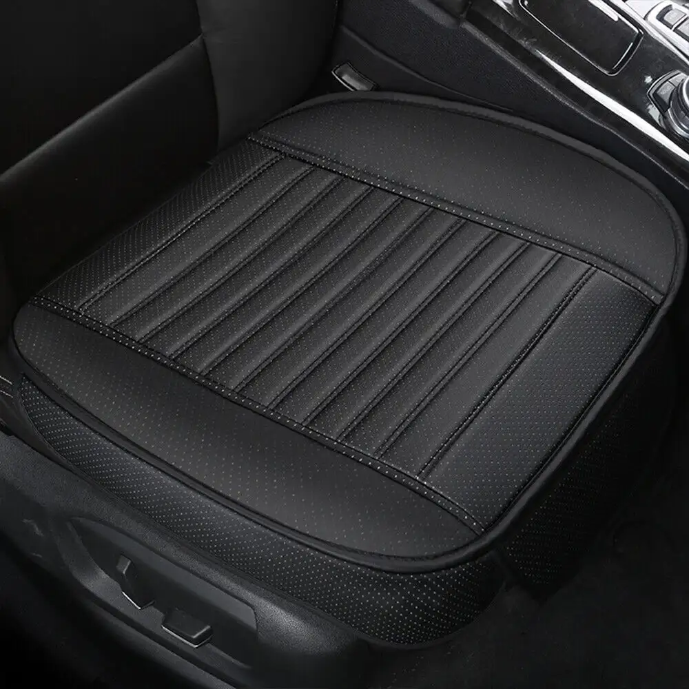 1Pcs 3D Car Front Seat Cover Pad Full Surround PU Leather Chair Cushion Mat