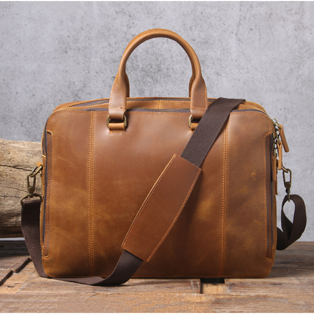 Men's Official Leather Business Handbag — foto 2