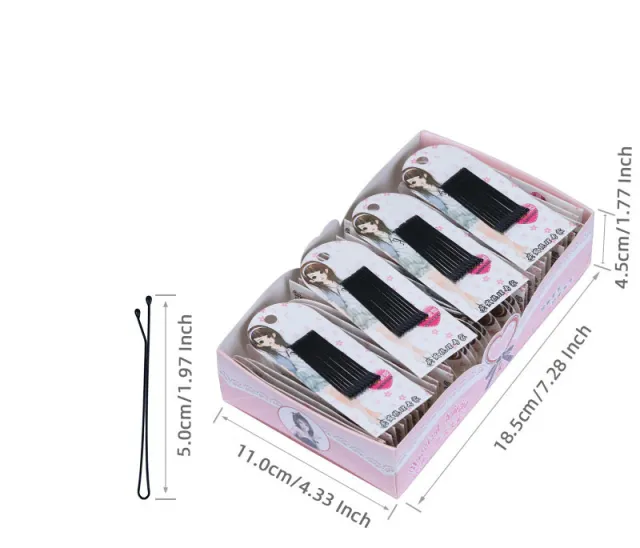 Of Small Black Card Photo Studio Headwear Hair Clip Straight Steel Clip - Shop at LoveMi