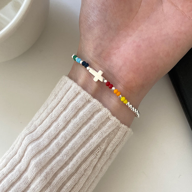 Title 1, Ganzkörper-Armband aus reinem 925er-Regenbogenk...