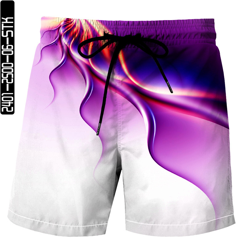 3d Digital Printing Ribbon Pattern Beach Pants 105f8820 95f6 4a08 B40d E99d410de3d0